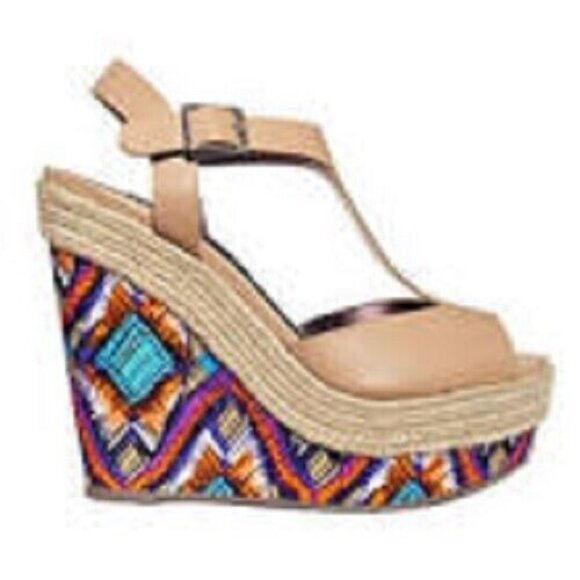 Material Girl Women's Wedge Sandals Size 7.5 M - New In Box by Madonna - Picture 5 of 7